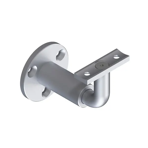 Support main courante New Rondo - Aluminium anodisé argent SOGEM Soldes