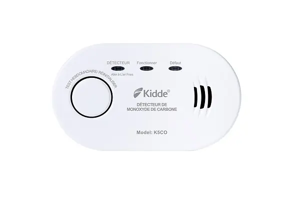 Offre Limitée Détecteur de monoxyde de carbone K5CO garanti 7 ans - Kidde