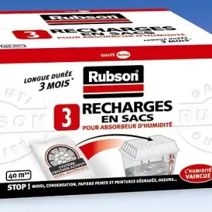Achat Immédiat Recharge absorbeur d‘humidité CLASSIC - Lot de 3 - 450g RUBSON