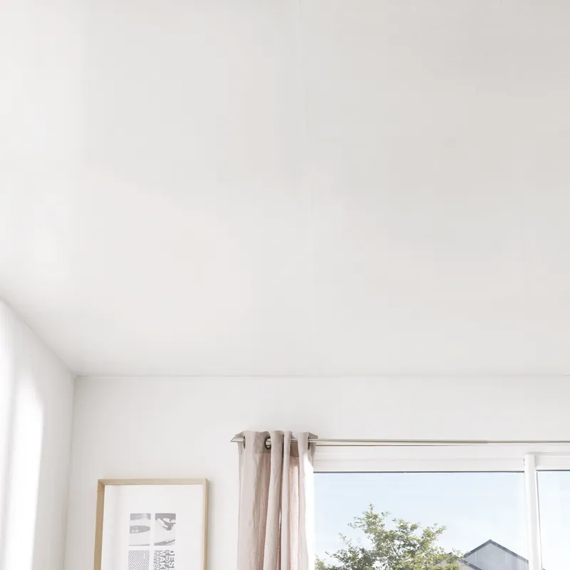 Haute Qualité Lambris PVC Exatop jointif blanc mat lisse - 8 x 375 x 4000 mm - GROSFILLEX
