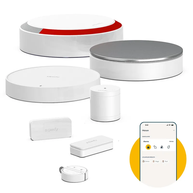 Alarme maison sans fil connectée Home Alarm Essential Pack medium - SOMFY Retour Gratuit