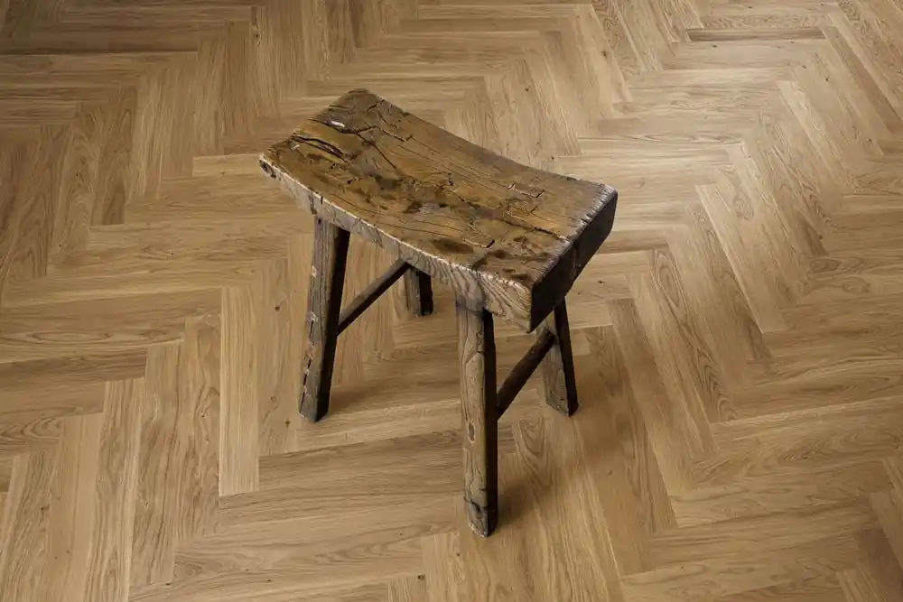 Dernière Chance Parquet contrecollé chêne bâton rompu Studio vernis Ep.11 x l.70 x L.490 mm - KAHRS