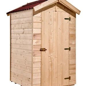 Abri toilette sèche en bois massif avec plancher 1,35 m², Livraison à domicile incluse - HABRITA Populaire