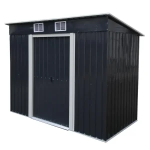 Abri de jardin en métal avec toit monopente 3,12 m², Livraison à domicile incluse - HABRITA Dernière Chance