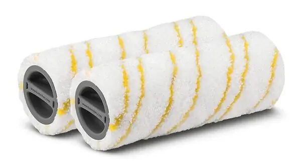 Super Prix Rouleaux microfibre jaune - Lot de 2 - Compatible FC 5 KARCHER