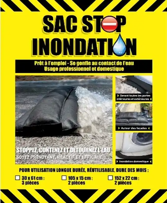 Offre Spéciale Sac anti-inondation - lot de 2 sacs 15 x 105 cm - ALTONA