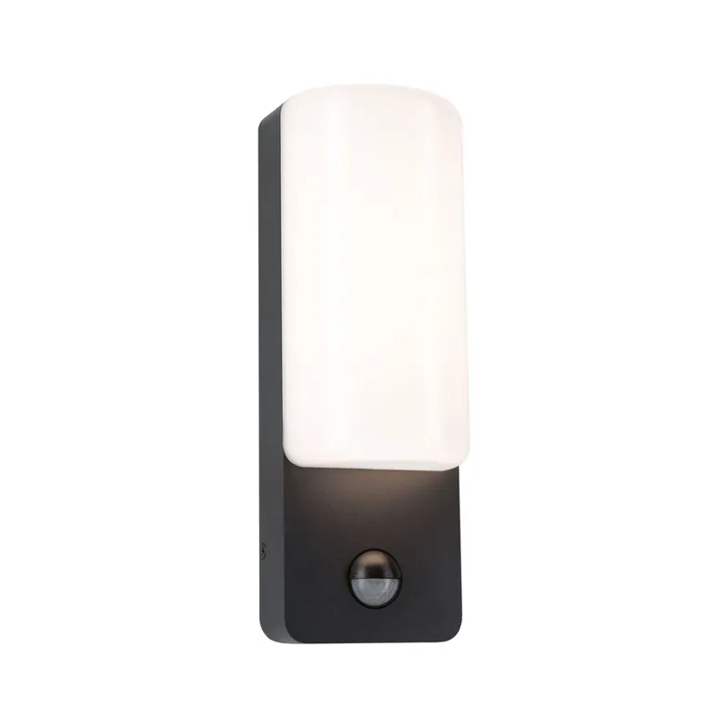 Usine Directe Applique extérieur LED IP44 détecteur de mouvements 560 lumens blanc chaud Anthracite - Bonnie PAULMANN