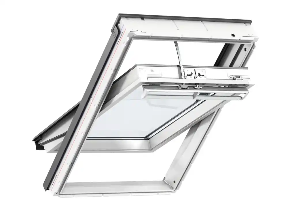 Meilleur Choix Fenêtre de toit à rotation Everfinish l.114 x H.118 cm Tout Confort Intégra Solaire GGU SK06 005730 VELUX