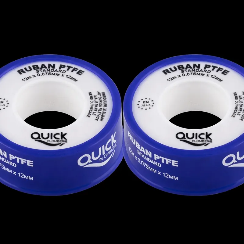 Acheter Direct Téflon PTFE ruban de 12 m par 2 - QUICK PLOMBERIE