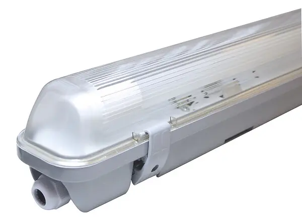 Réglette LED étanche IP65 - 18W 1900lm 4000K - Gris TIBELEC Authentique