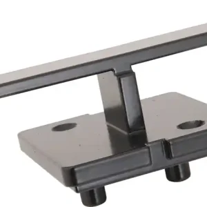 Affaire À Saisir Support de rampe fonte d‘aluminium termolaqué noir garde corps Moka - 100 x 170 mm - BURGER
