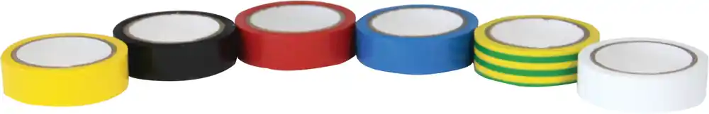 Rubans isolants électriques 15mm x 5m par 6 Top Vente