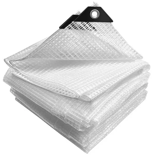 Réduction Bâche de Protection en Polyéthylène resistant et impermeable 180g/m² blanche 1.5x6m VOUNOT