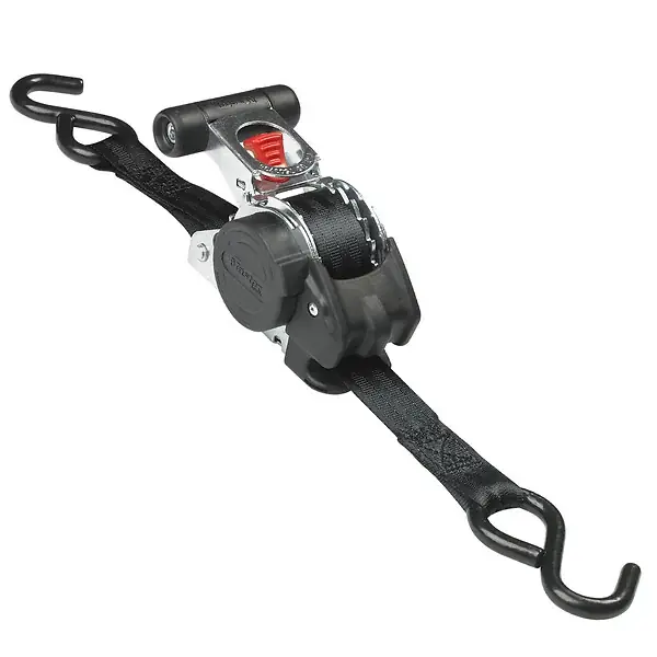 Certifié Sangle d‘arrimage à cliquet rétractable L.300xl.2.5cm MASTER LOCK