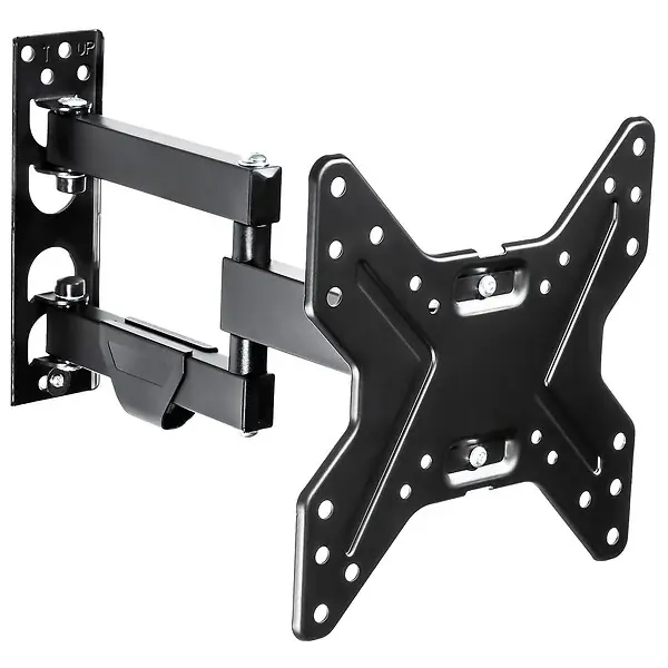 Support mural TV 17"- 42" orientable et inclinable noir TECTAKE Promotion