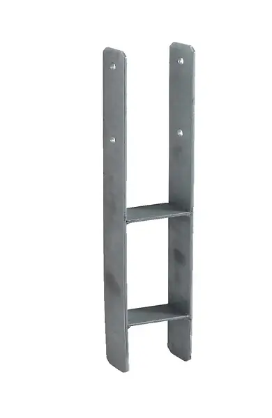 Expédié Aujourd'hui Support en H carport - Acier galvanisé - L.13xH.60xP.6cm CERLAND