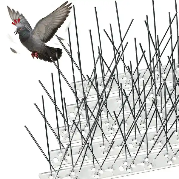 Offre Du Jour Pic Anti-Pigeon en Acier Inoxydable 5.5M Pack de 22 modules VOUNOT