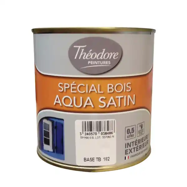 Satisfait Ou Remboursé Peinture laque satinée - Bois - TA 0,5L THEODORE PEINTURES