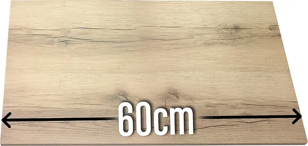 Certifié PRA60CG2 Porte Relevante Abattante 60cm chêne golden 2 VALINO