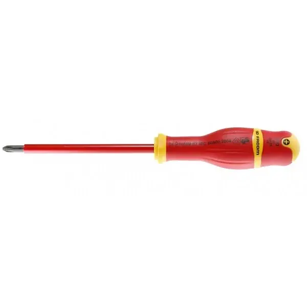 Certifié Tournevis Protwist isolés 1000 V Facom pour vis cruciformes Phillips ATPVE
