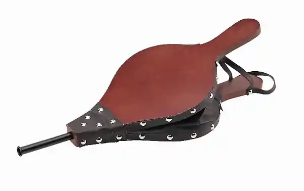 Soufflet de cheminée - Simili cuir - Meteor - 46 cm FIRE Bon Marché