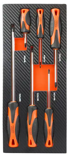 Soldes Lot de 6 tournevis Pozidriv - Ergonomiques - Usage manuel FISCHER DAREX