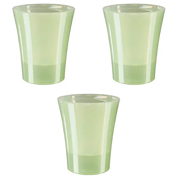 Lot de 3 pots pour orchidées avec réserve d‘eau - Arte-dea vert clair transparent 2 litres GT GARDEN Solde