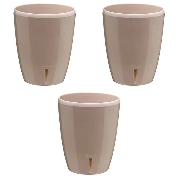 Certifié Lot de 3 pots pour orchidées avec réserve d‘eau - Orchidea sable 2 litres GT GARDEN