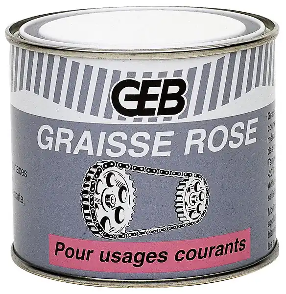 Graisse calcique rose boîte 300g - GEB - 504212 Jusqu'à Épuisement Des Stocks