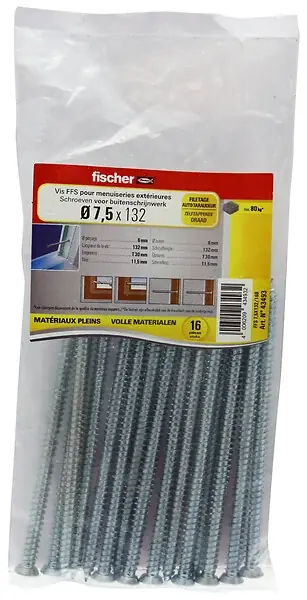 16 Vis FFS - 7,5x152 FISCHER Prix Bas