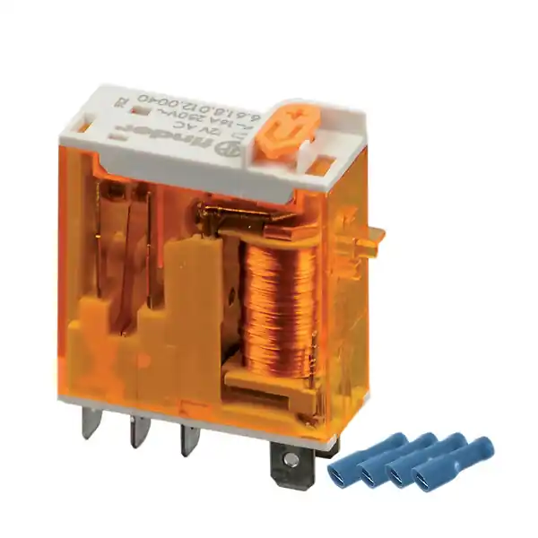 Promotion Relais 12V contact sec - Orange - 4 cosses SCS SENTINEL