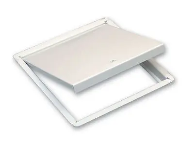 Trappe de visite acier laqué blanc - 200x200mm ISOLPRO Paiement Sécurisé