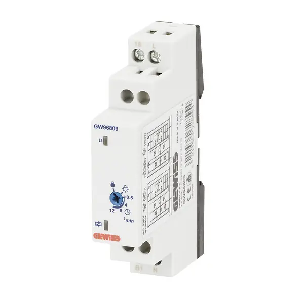 Minuterie modulaire 16 A 230 V 1 module - GEWISS - GW96809 Produit De Marque