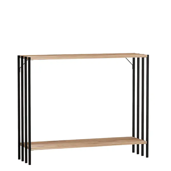 Bon Plan Console en bois "Verona" - 90 x 26 x 74 cm - Pin noir de l‘Atlantique HABITAT ET JARDIN