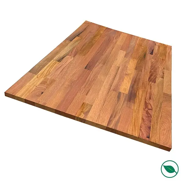 Dernière Chance Tablette acajou massif huilé lamellé collé abouté 2000 x 600 x 18 mm - FSC 100% FORESTEA
