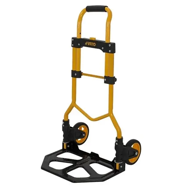 Haute Qualité Chariot à roues Diable pliable Charge 80kg Mat réglable VITO