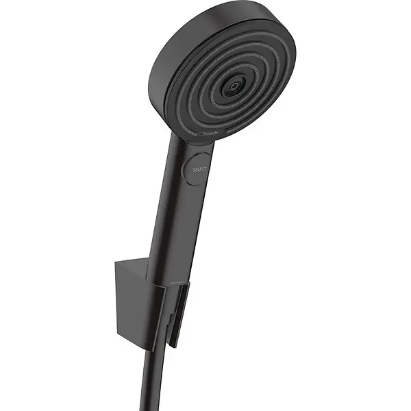 Acheter Direct Pulsify Select Ensemble support mural et douchette 105 3 jets Relaxation avec flexible 160 cm, Noir mat (24303670) HANSGROHE