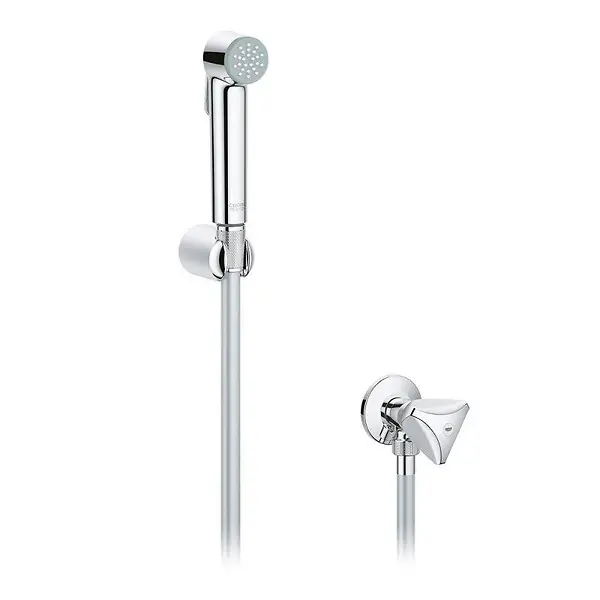Achat Immédiat Set TEMPESTA TRIGGER SPRAY GROHE 27514001 - douchette 1 jet + robinet d‘arrêt - flexible 125 cm - Chrome