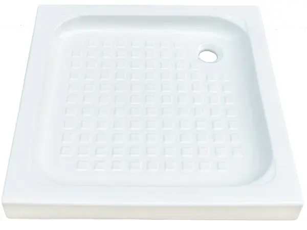 Receveur de douche Cera - Grès - Blanc - 80x80cm LT AQUA + Bon Marché