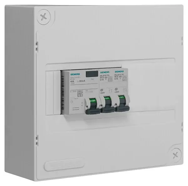 SIEMENS TABLEAUTIN PREEQUIPE 9 MOD 1ID + 2 DISJ SIEMENS (KNX) Bon Marché