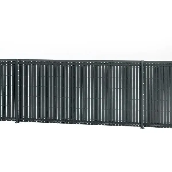 Kit lamelles occultantes PVC - Gris - H.150xL.250cm ALTONA Usine Directe