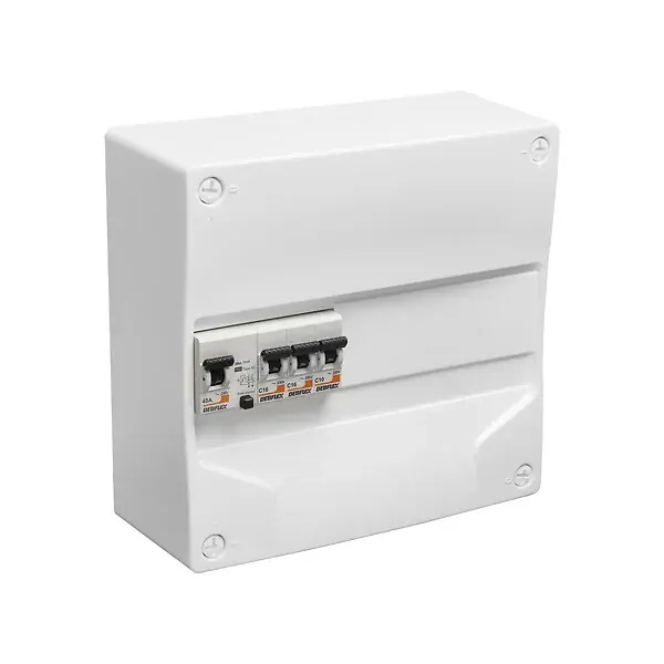 Coffret électrique pré-équipé 1 rangée 13 modules - 63A DEBFLEX Must-Have