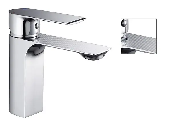 Mitigeur lavabo Hanovre - Chrome - Laiton ROUSSEAU Quantité Limitée