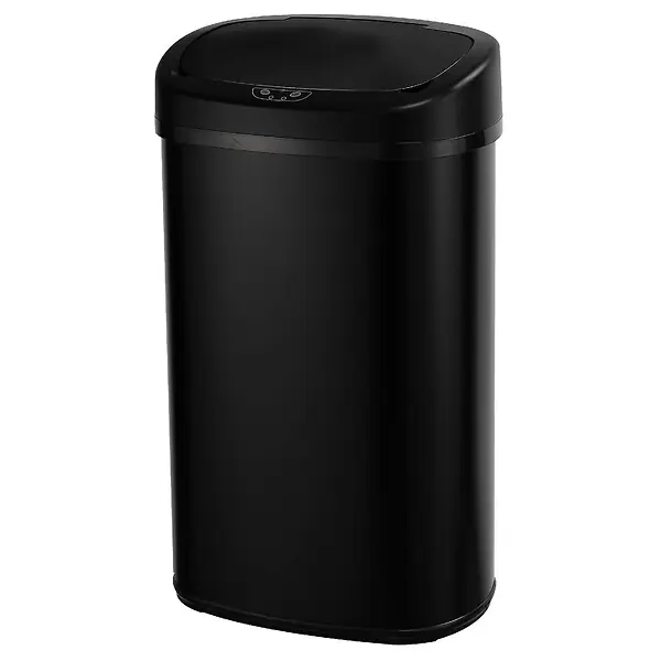 Nouveauté Poubelle automatique inox MAJESTIC noir 68L KITCHEN MOVE