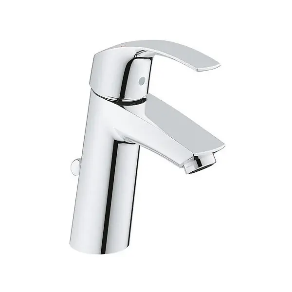 Pas Cher Mitigeur lavabo EUROSMART GROHE 23322001 - taille M - bec bas - chrome