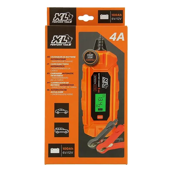 Chargeur de batterie intelligent 4A - 6V/12V - IP65 XLPTOOLS Super Prix