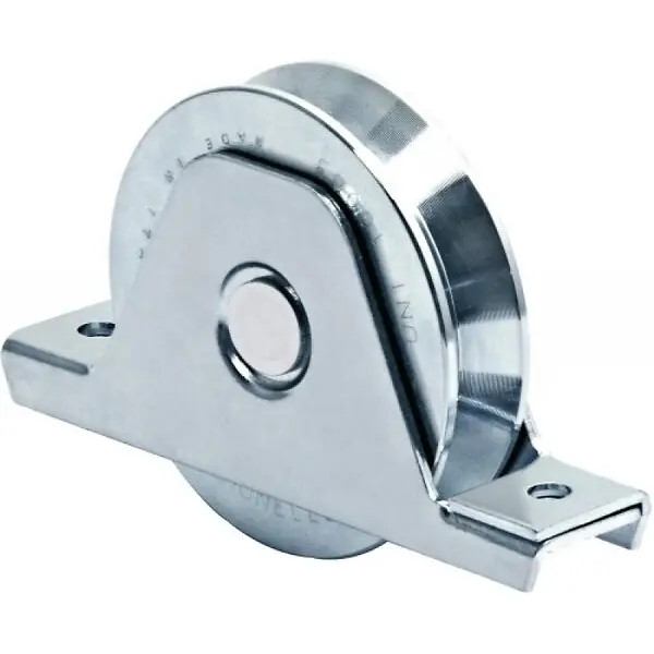 Solde Roue à support intérieur à gorge triangulaire 336 V diamètre 120 mm - 2 roulements pour roues à roulements à billes COMMUNELLO