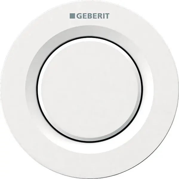 Poussoir pneumatique à encastrer blanc brillant - GEBERIT - 116.040.11.1 Offre Du Jour