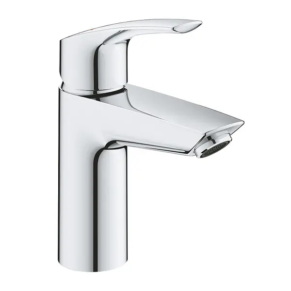 EUROSMART Mitigeur monocommande de lavabo Taille S, Bonde Clic-clac Chrome (23924003) Paiement Sécurisé