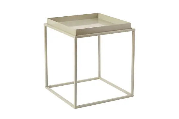 Acheter En Ligne Table basse en métal "Koala" 45 x 45 x 52 cm - Taupe HABITAT ET JARDIN